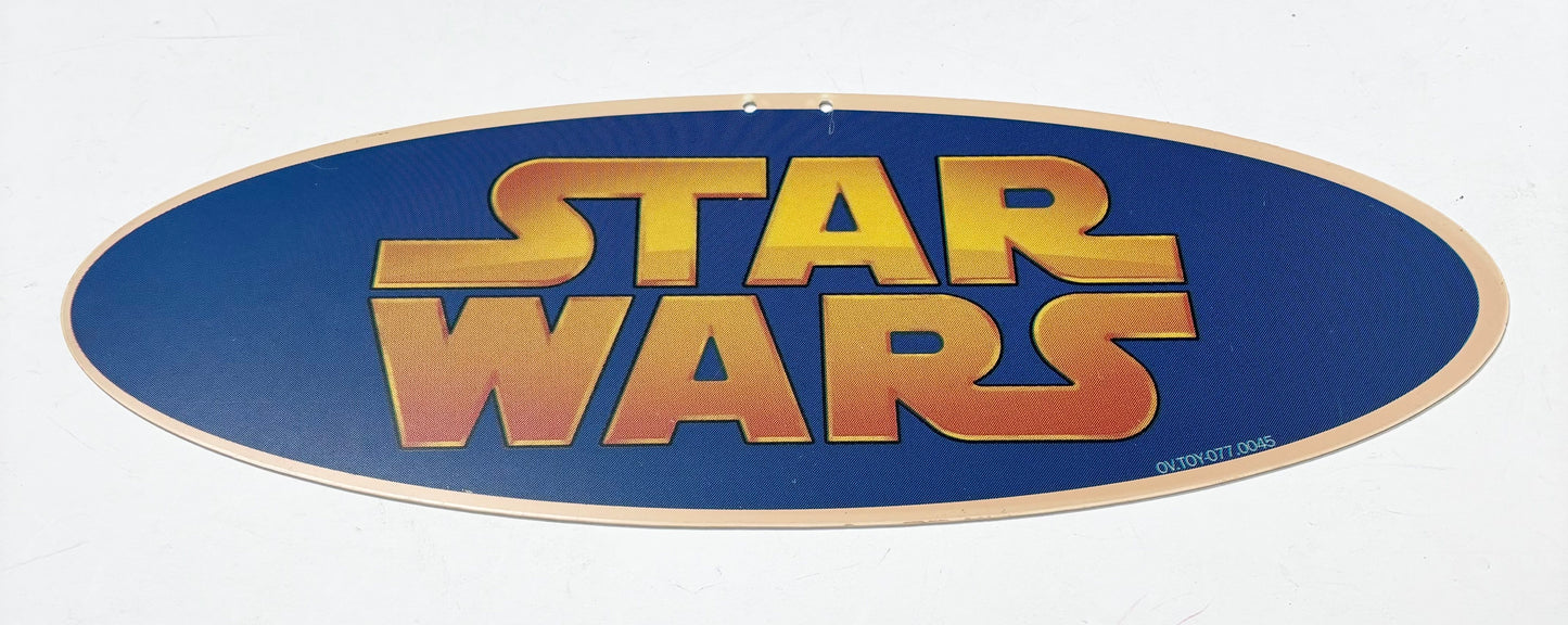 Hasbro Star Wars 17x6 Walmart Store Hanger Display Sign, 2008