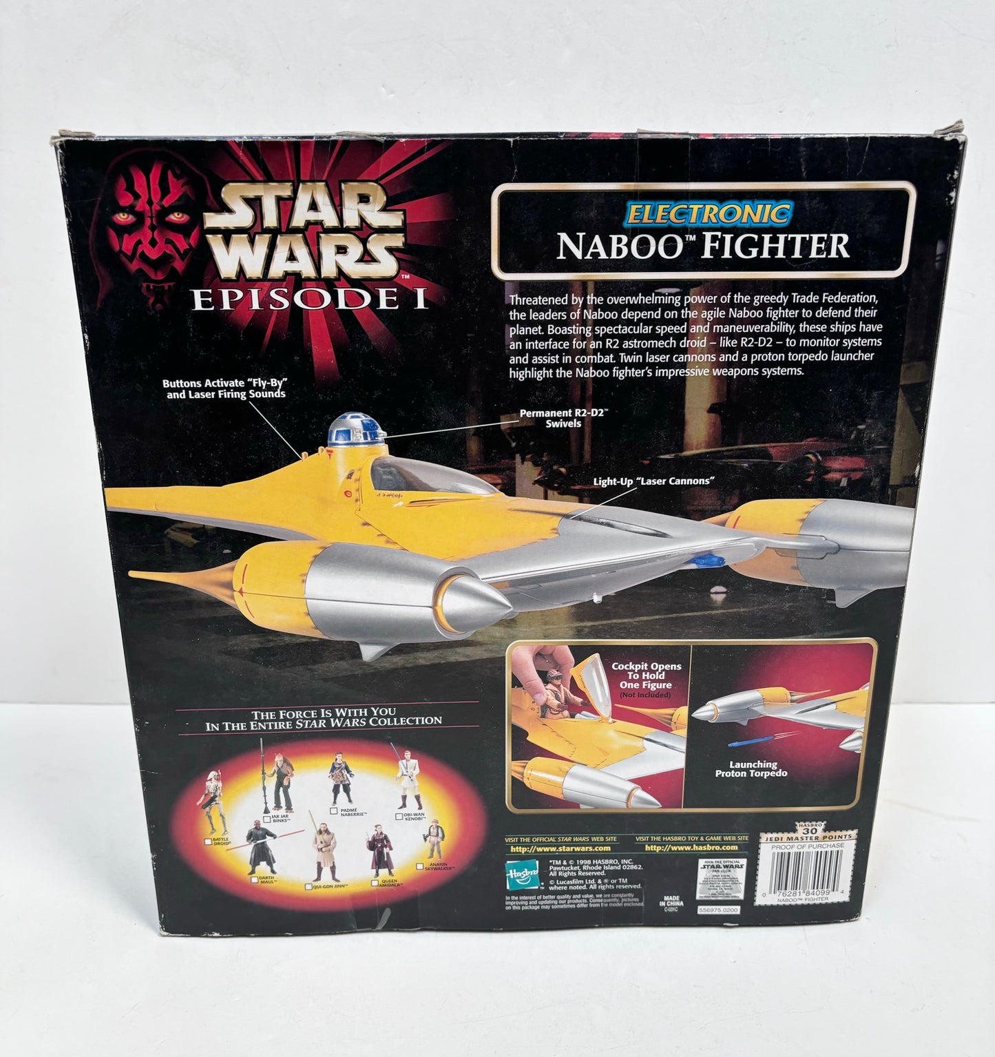 Episode 1 Electronic Naboo N-1 Fighter Vehicle Set, Working 1999
