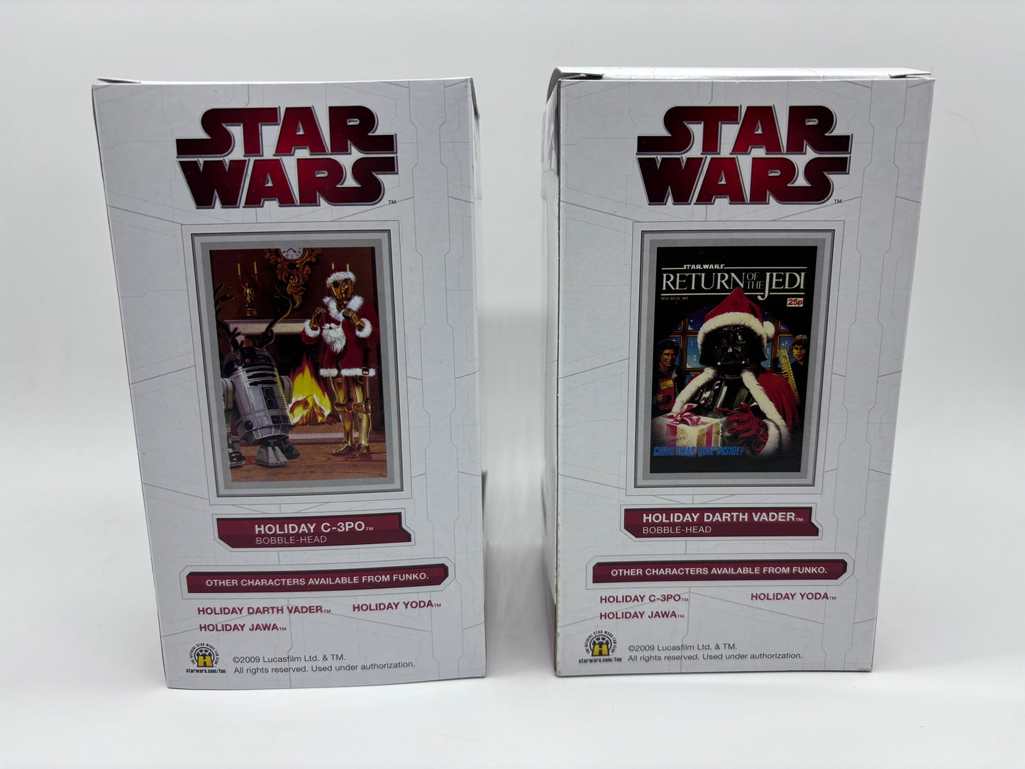 Funko Holiday Bobblehead Figure Lot of 2, Darth Vader C-3PO