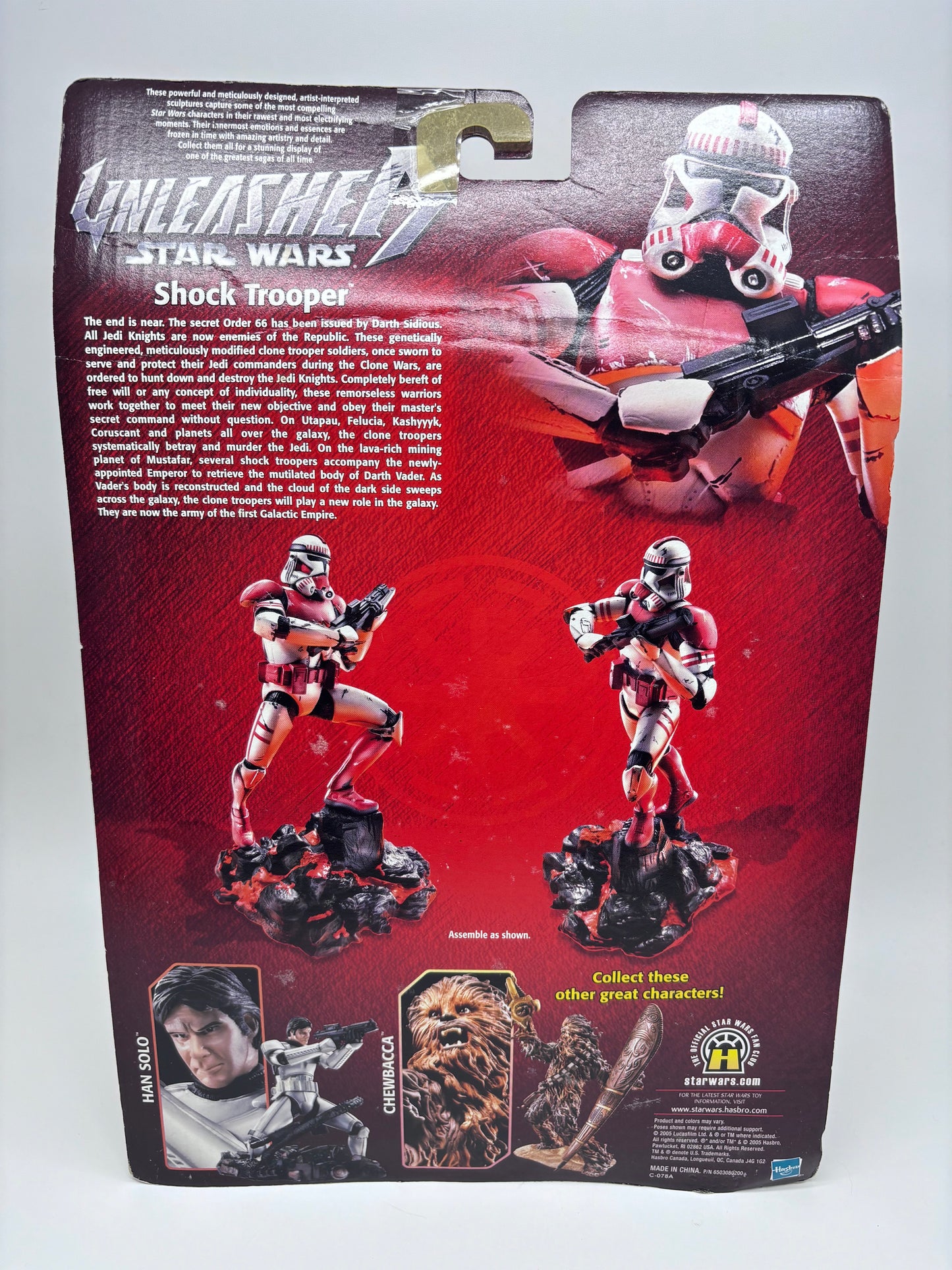 Unleashed Shock Trooper Deluxe Sculpture, Hasbro 2005