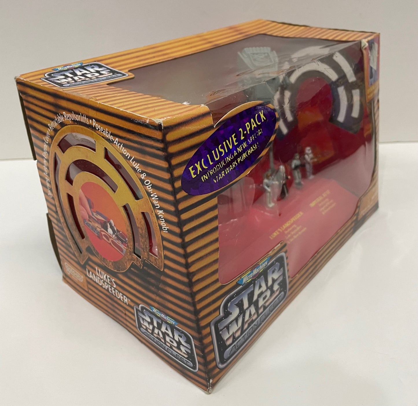 Micro Machines Action Fleet Landspeeder/AT-ST 2-pack Set, Galoob 1995