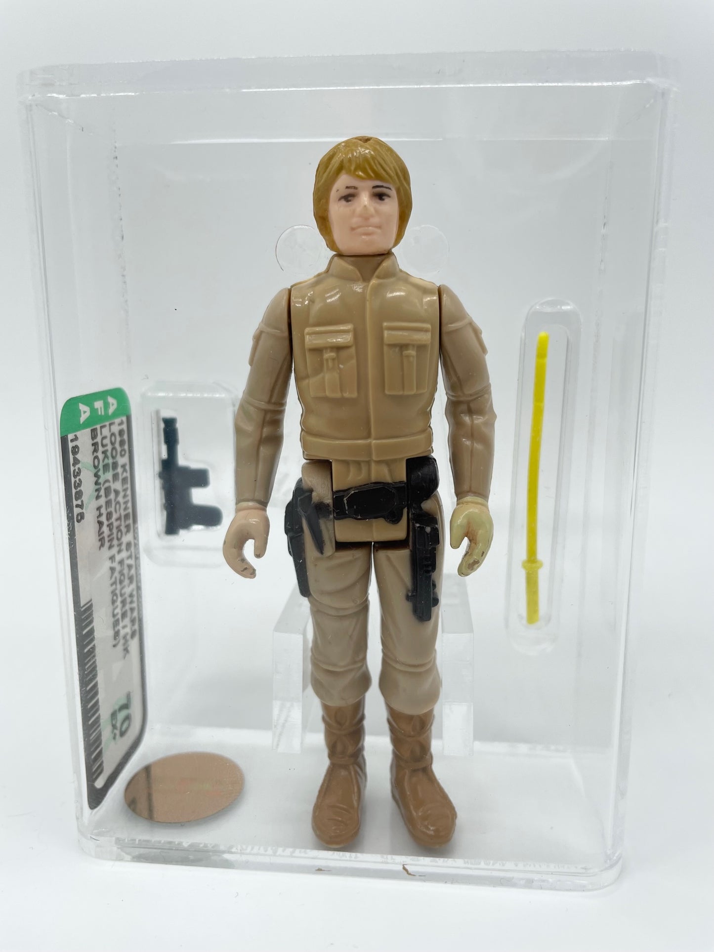 Kenner AFA70 Graded Brown Hair Bespin Luke, Original AFA Graded Figure
