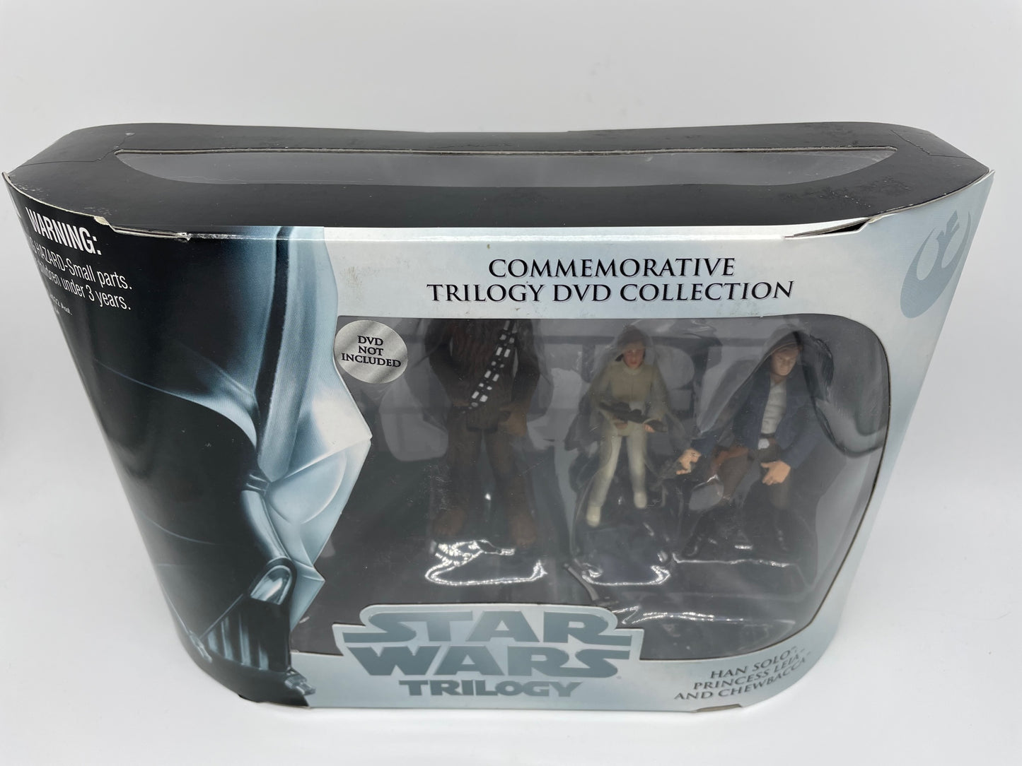 Empire Strikes Back Chewbacca, Leia & Han Solo Figure DVD Set, Hasbro 2004