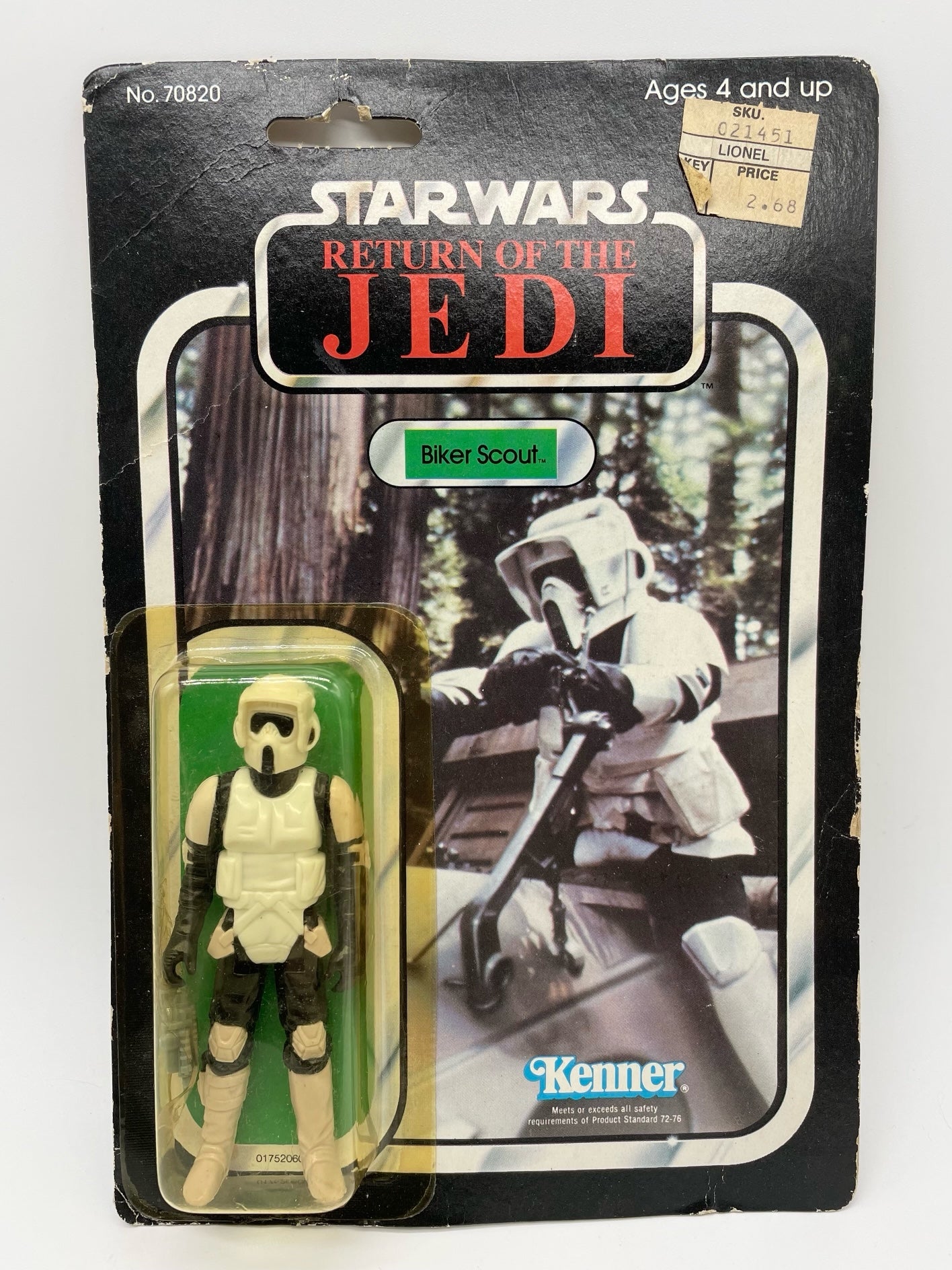 Kenner 65A Biker Scout MOC Carded Action Figure