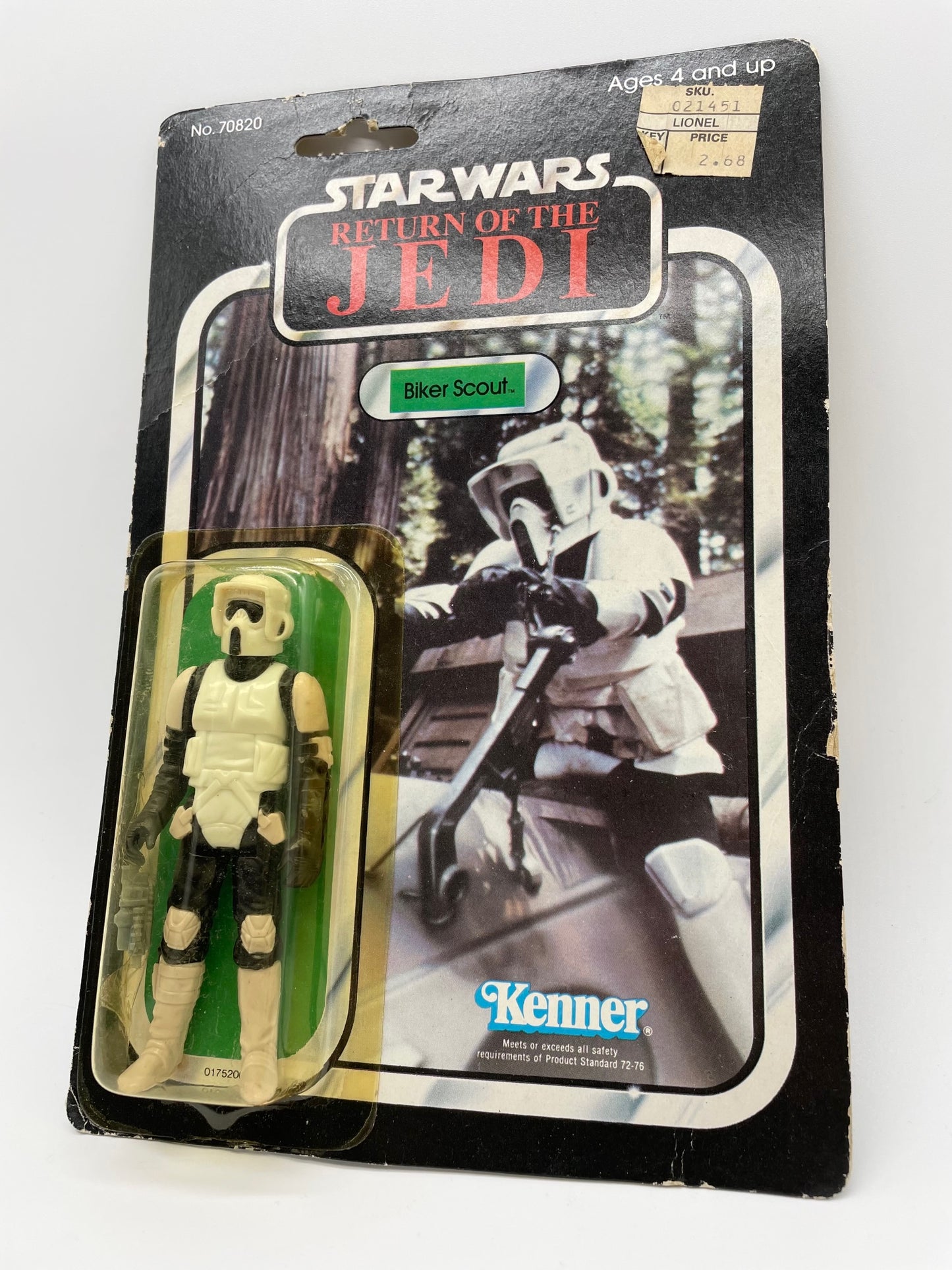 Kenner 65A Biker Scout MOC Carded Action Figure