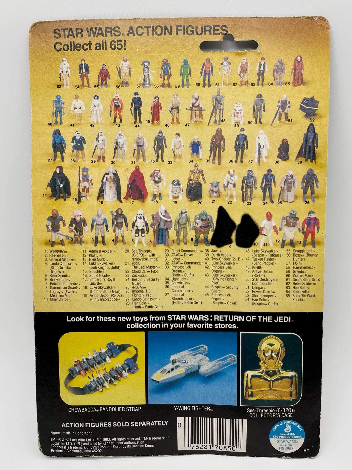 Kenner 65A Biker Scout MOC Carded Action Figure