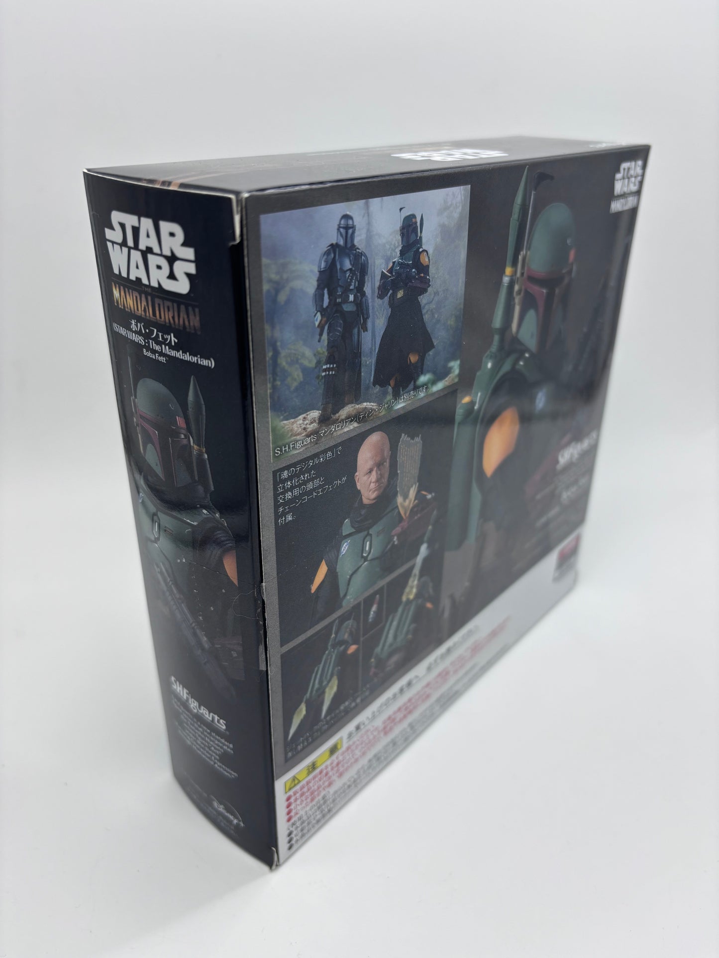 Bandai SH Figuarts Boba Fett Mandalorian Figure, 1/12 Scale