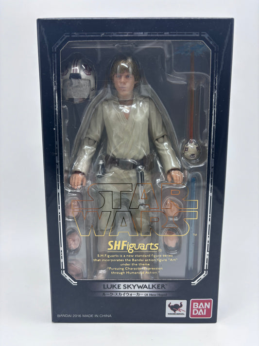 Bandai SH Figuarts Luke Skywalker Action Figure, 1/12 Scale