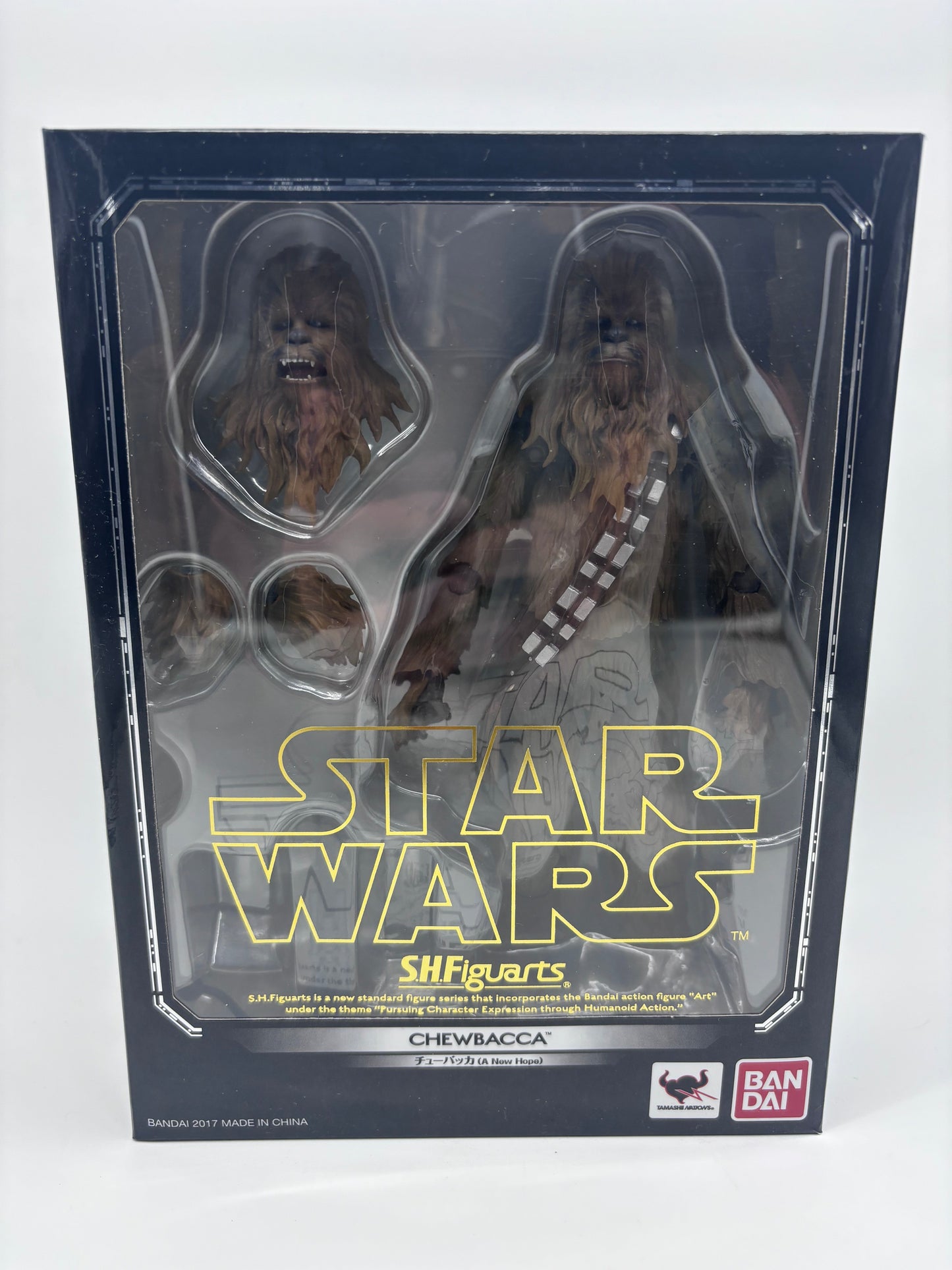 Bandai SH Figuarts Chewbacca Action Figure, 1/12 Scale