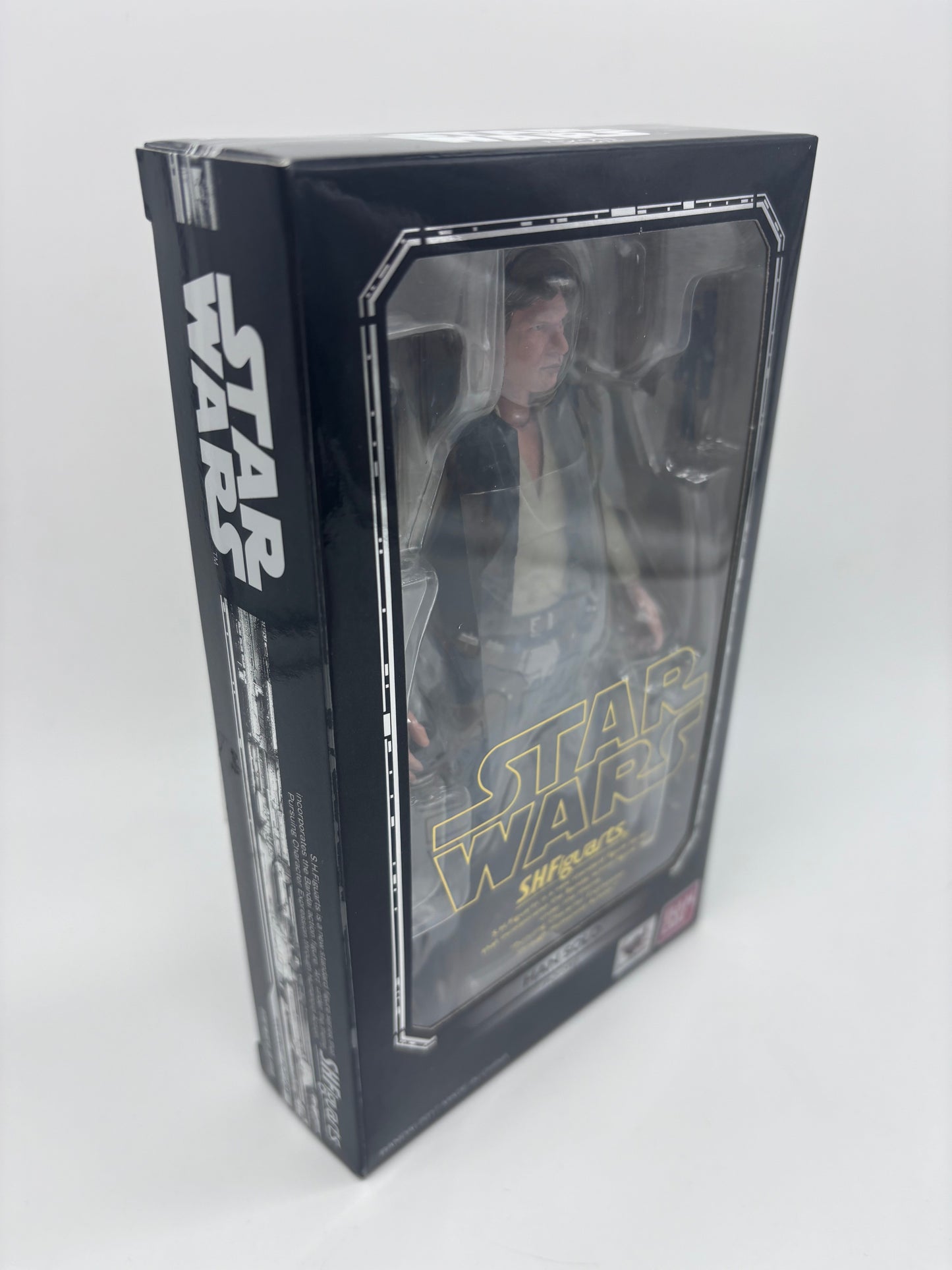Bandai SH Figuarts Han Solo Action Figure, 1/12 Scale