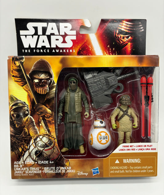 Force Awakens BB-8 Unkar's Thug Jakku Deluxe Figure Set, Hasbro 2015