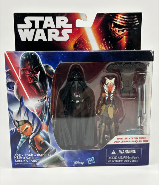 Rebels Anakin Darth Vader Ahsoka Tano Deluxe Figure Set, Hasbro 2015