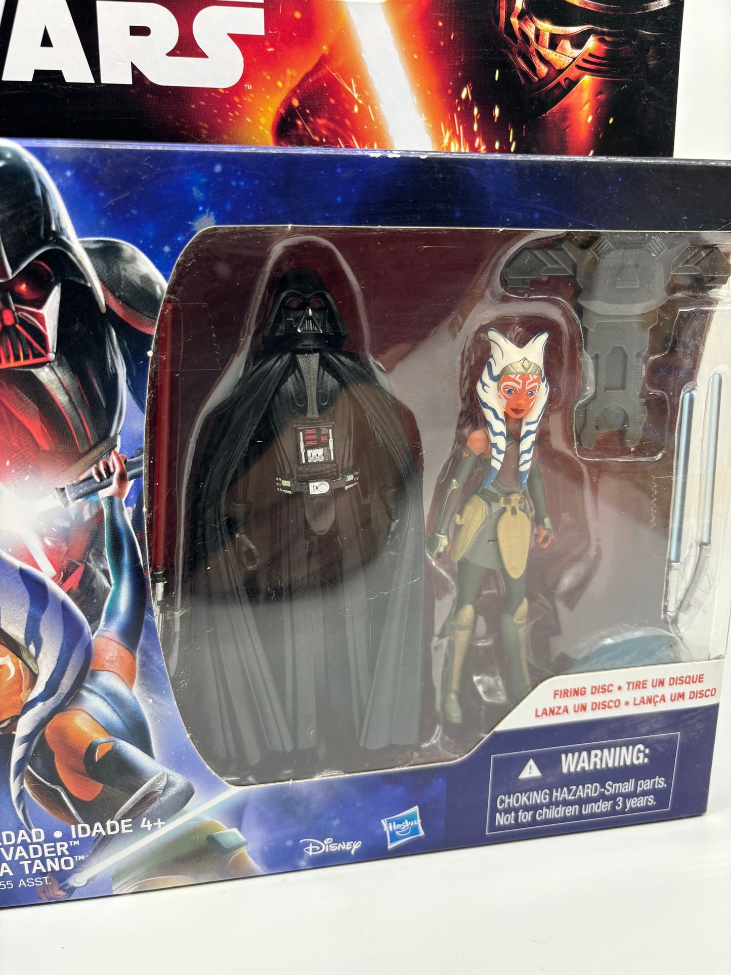 Rebels Anakin Darth Vader Ahsoka Tano Deluxe Figure Set, Hasbro 2015