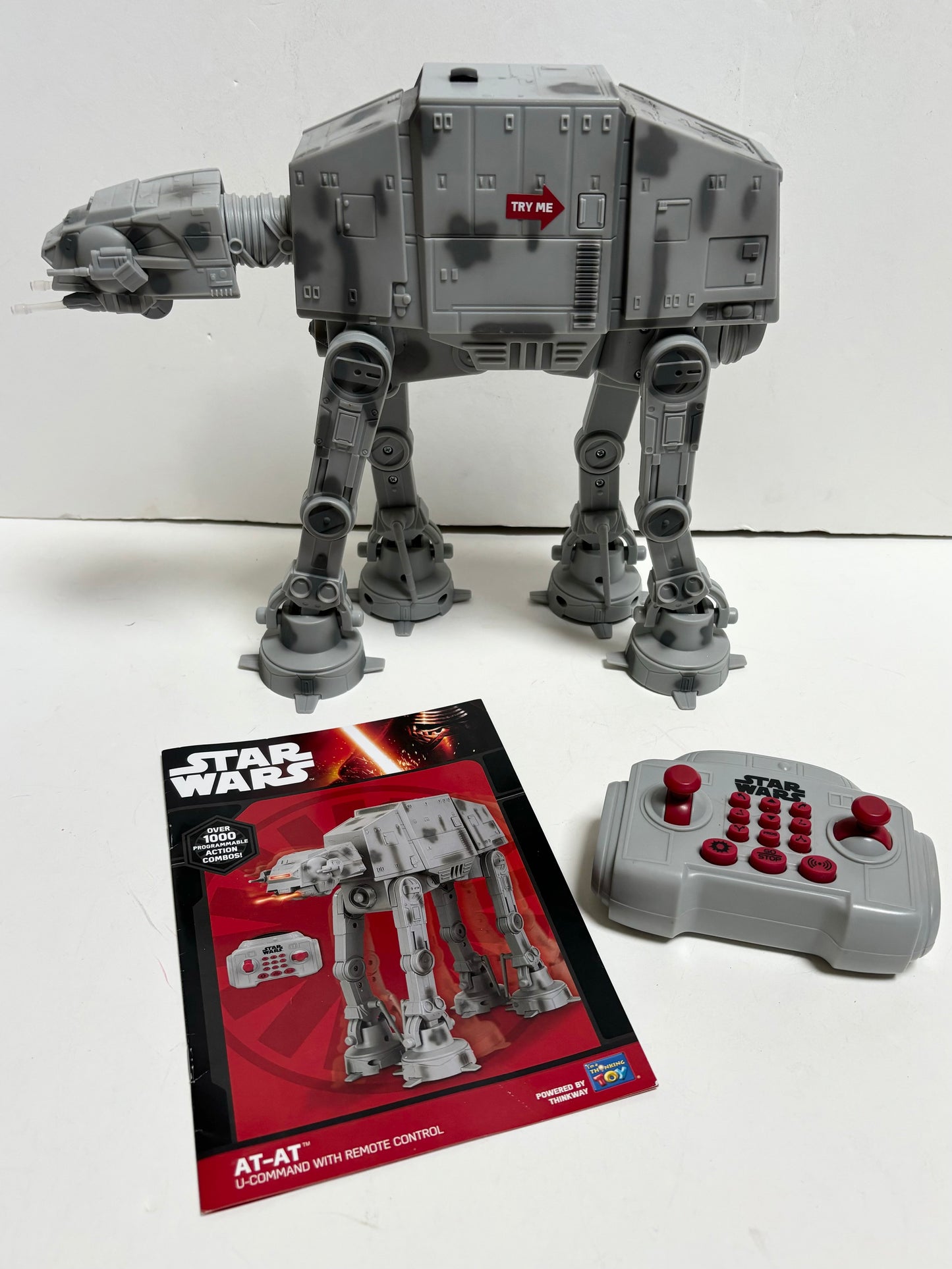 Thinkaway Toys U-Command AT-AT Walker with Remote/Manual, 10.5"