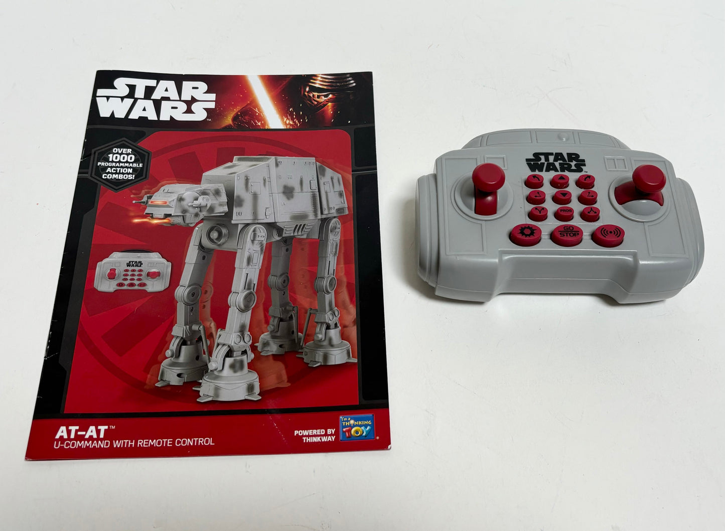 Thinkaway Toys U-Command AT-AT Walker with Remote/Manual, 10.5"