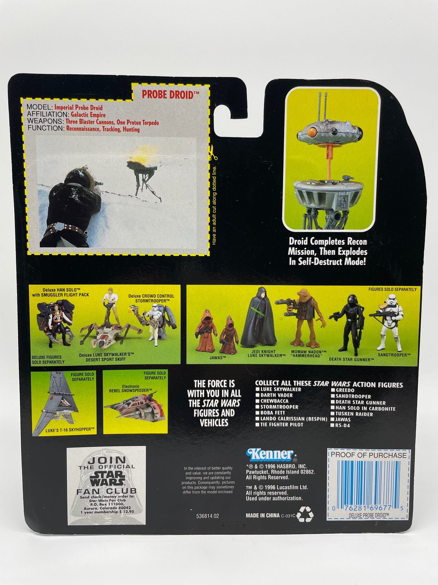 Power of the Force Probe Droid Deluxe Figure Set, Hasbro 1996