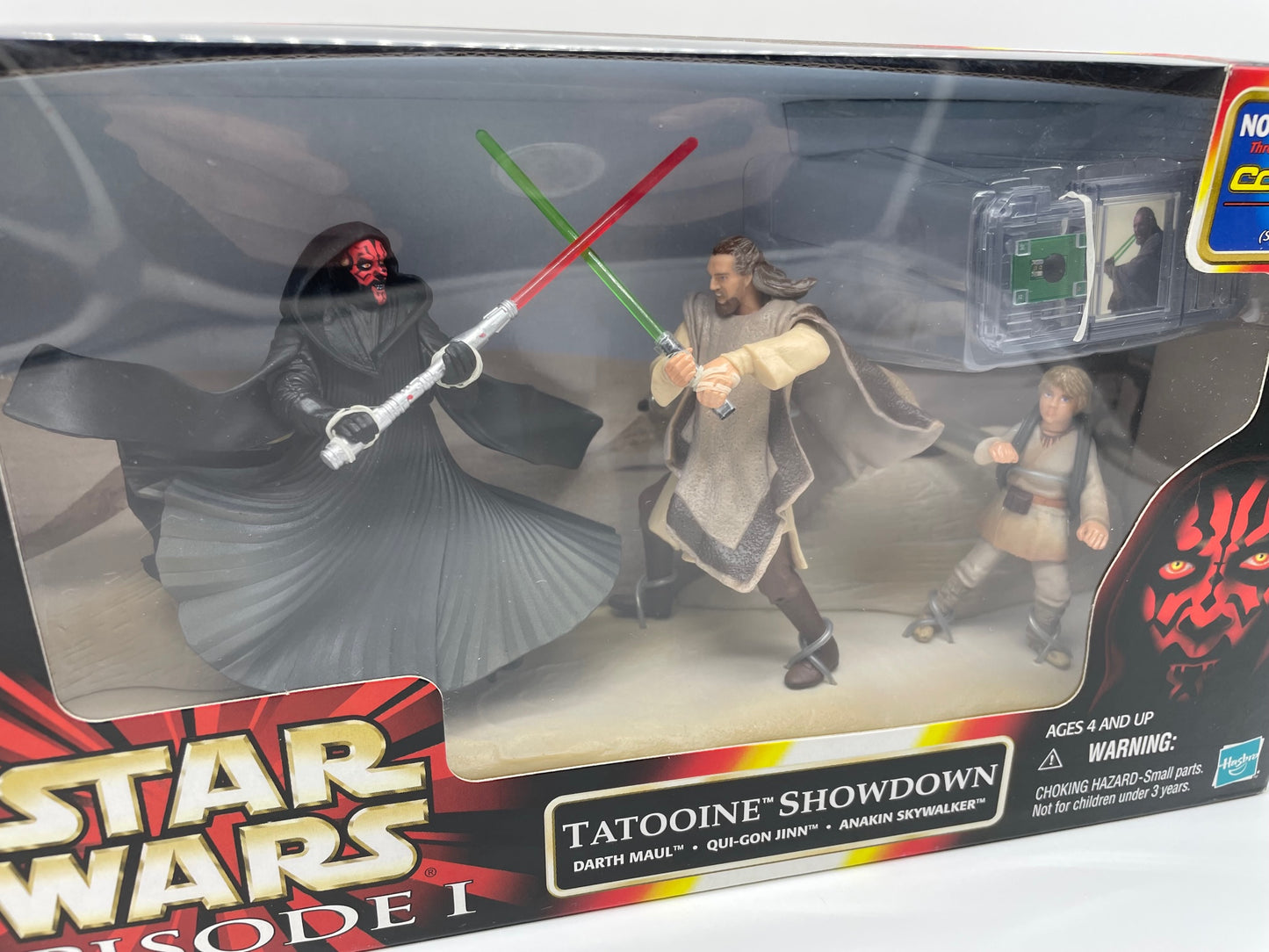 Episode 1 Tatooine Showdown Action Figure Set, Hasbro 1999