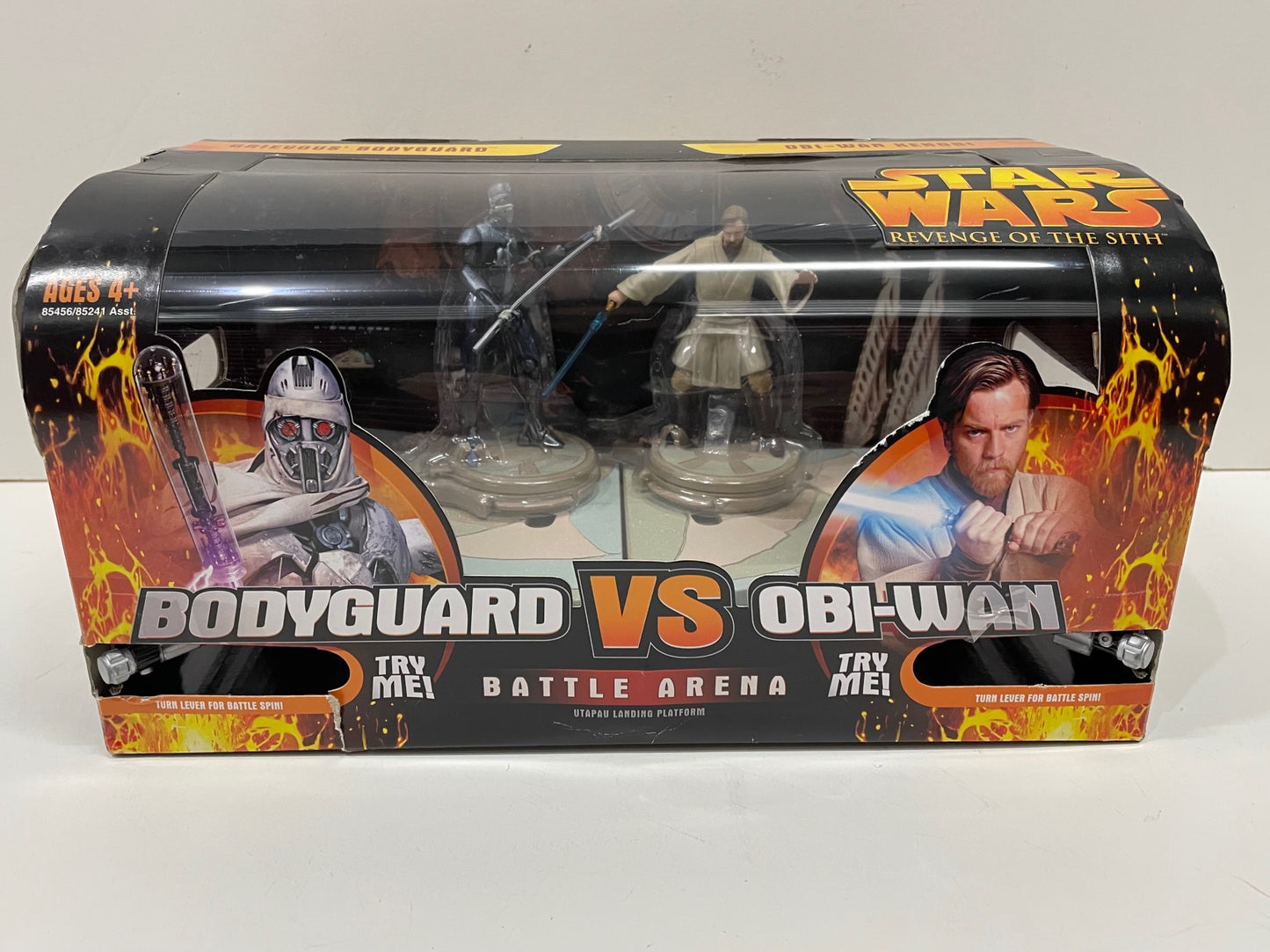 Revenge of the Sith Battle Arena Bodyguard vs Obi Wan Figure Set, 2005