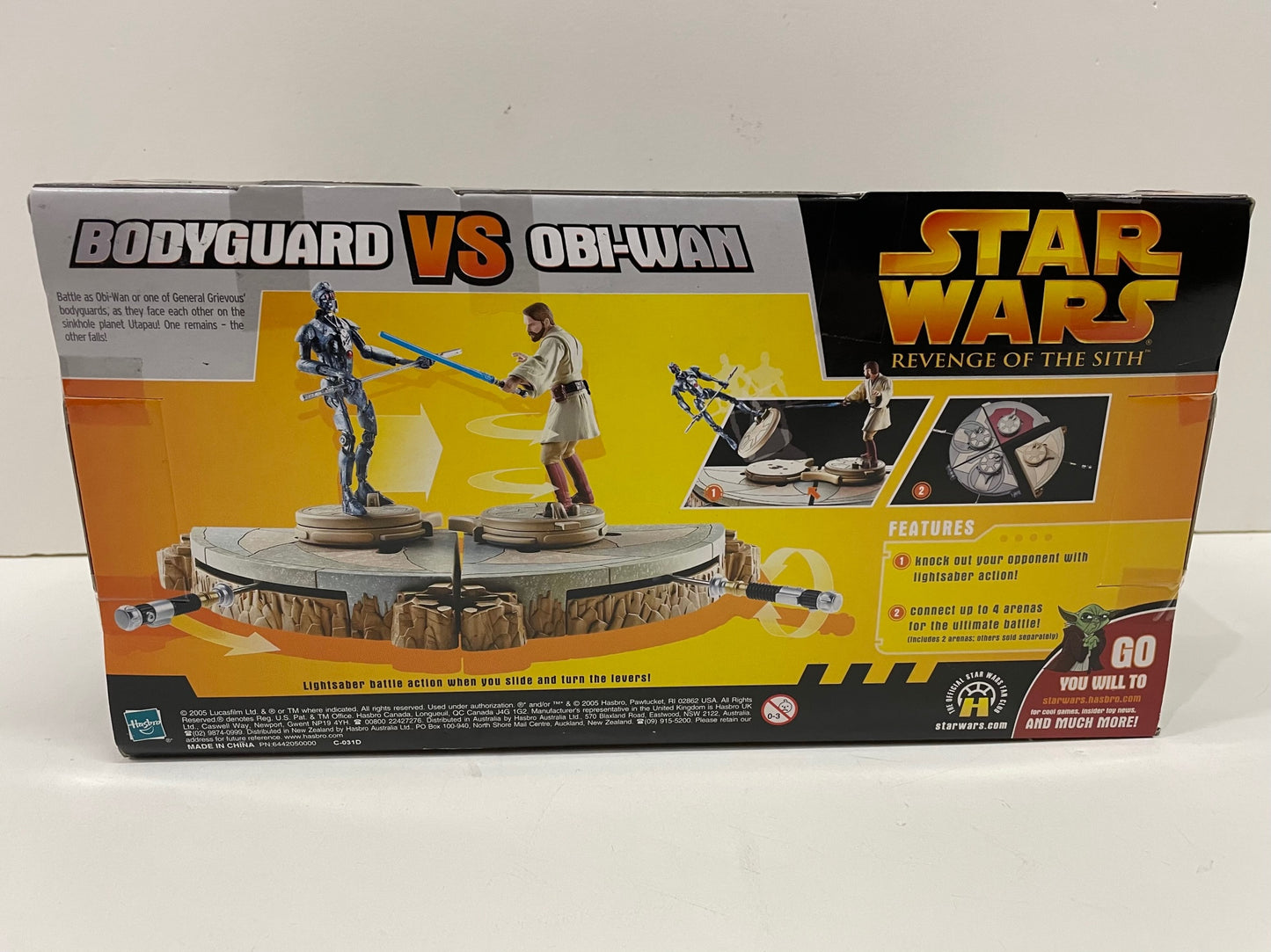 Revenge of the Sith Battle Arena Bodyguard vs Obi Wan Figure Set, 2005