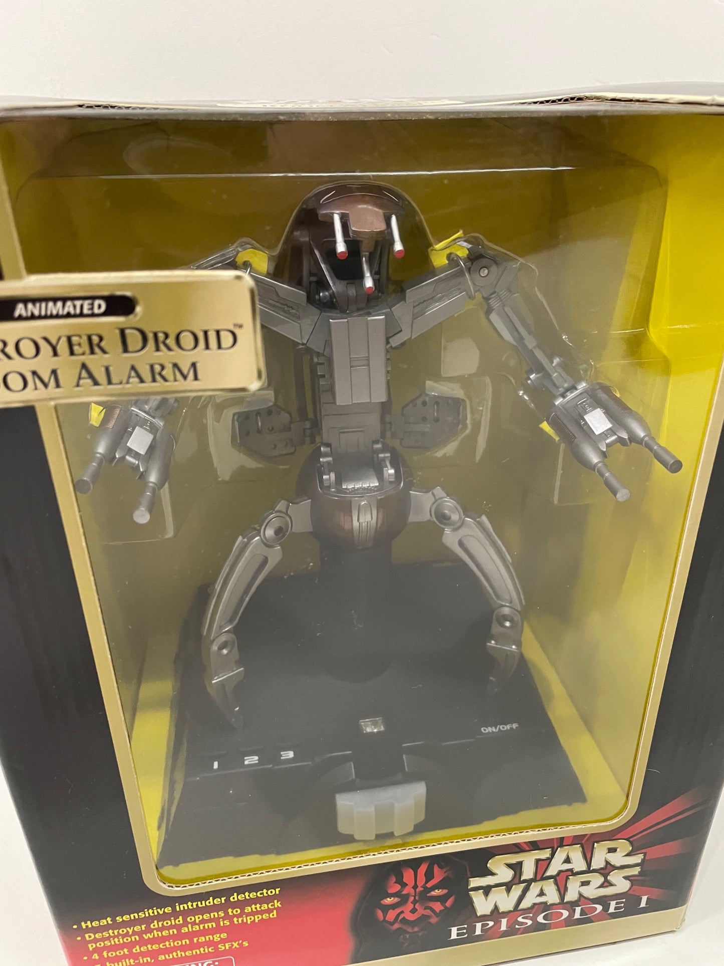 Episode 1 Destroyer Droid Electronic Room Alarm Figure, Hasbro 1999
