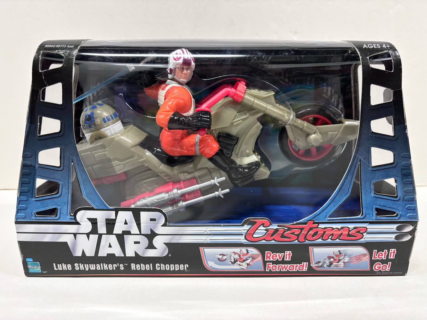 Customs Luke Skywalker's Rebel Chopper Figure/Vehicle Set, 2006 Hasbro