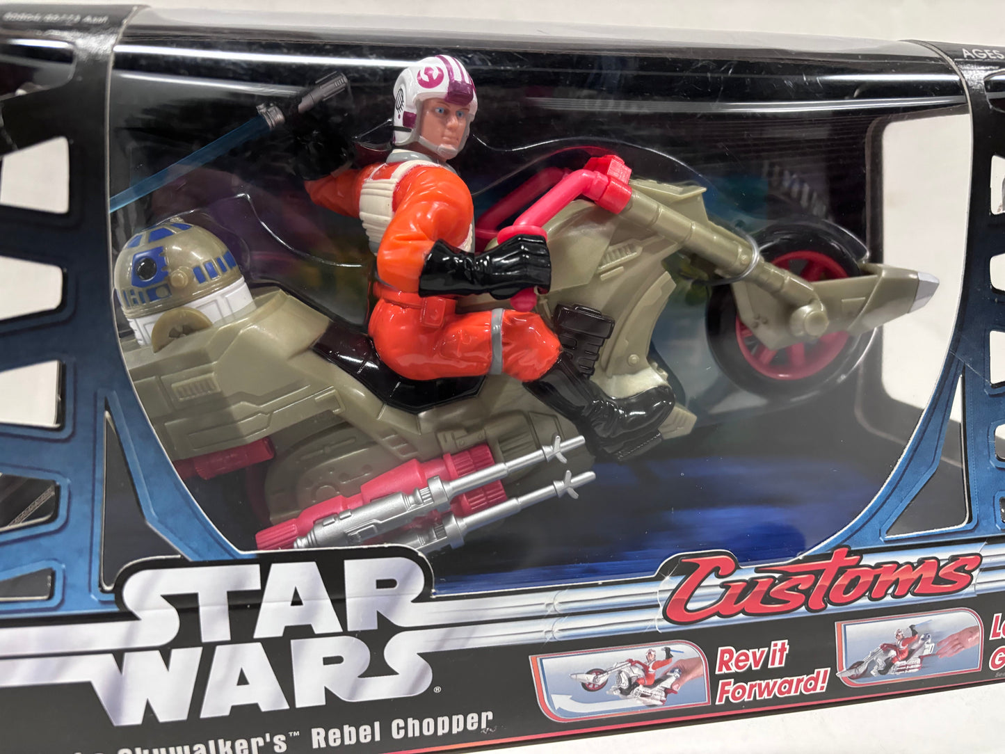 Customs Luke Skywalker's Rebel Chopper Figure/Vehicle Set, 2006 Hasbro