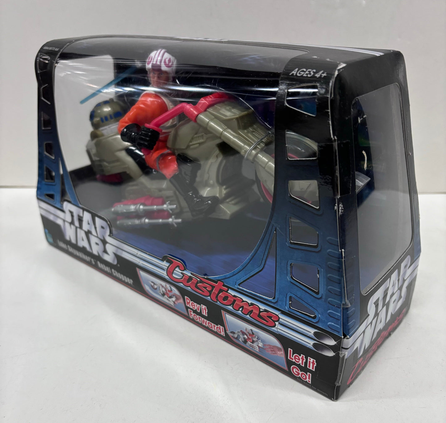 Customs Luke Skywalker's Rebel Chopper Figure/Vehicle Set, 2006 Hasbro