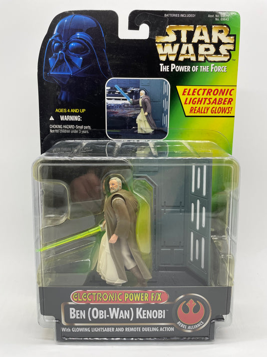 Power of the Force Electronic Obi Wan Kenobi Deluxe Figure Hasbro 1996