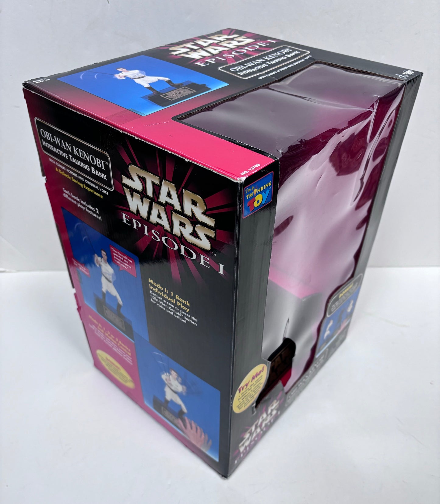Episode 1 Obi Wan Kenobi Interactive Talking Bank, Applause 1999