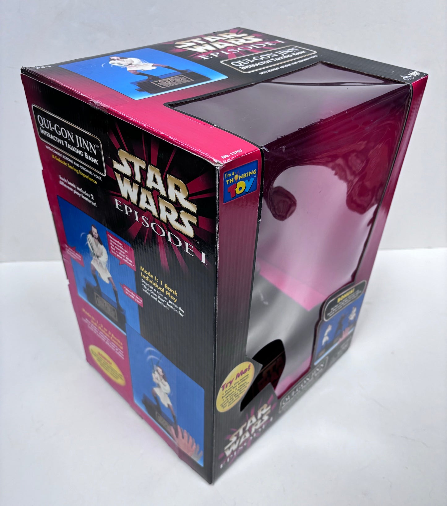 Episode 1 Qui Gon Jinn Interactive Talking Bank, Applause 1999