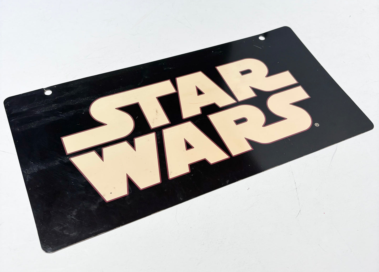 Hasbro Star Wars 12x6 Walmart Store Hanger Display Sign, 2008
