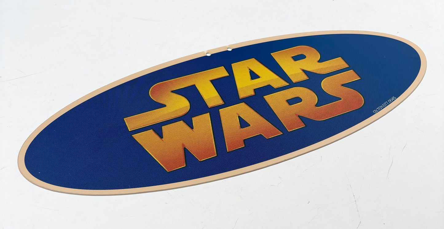 Hasbro Star Wars 17x6 Walmart Store Hanger Display Sign, 2008