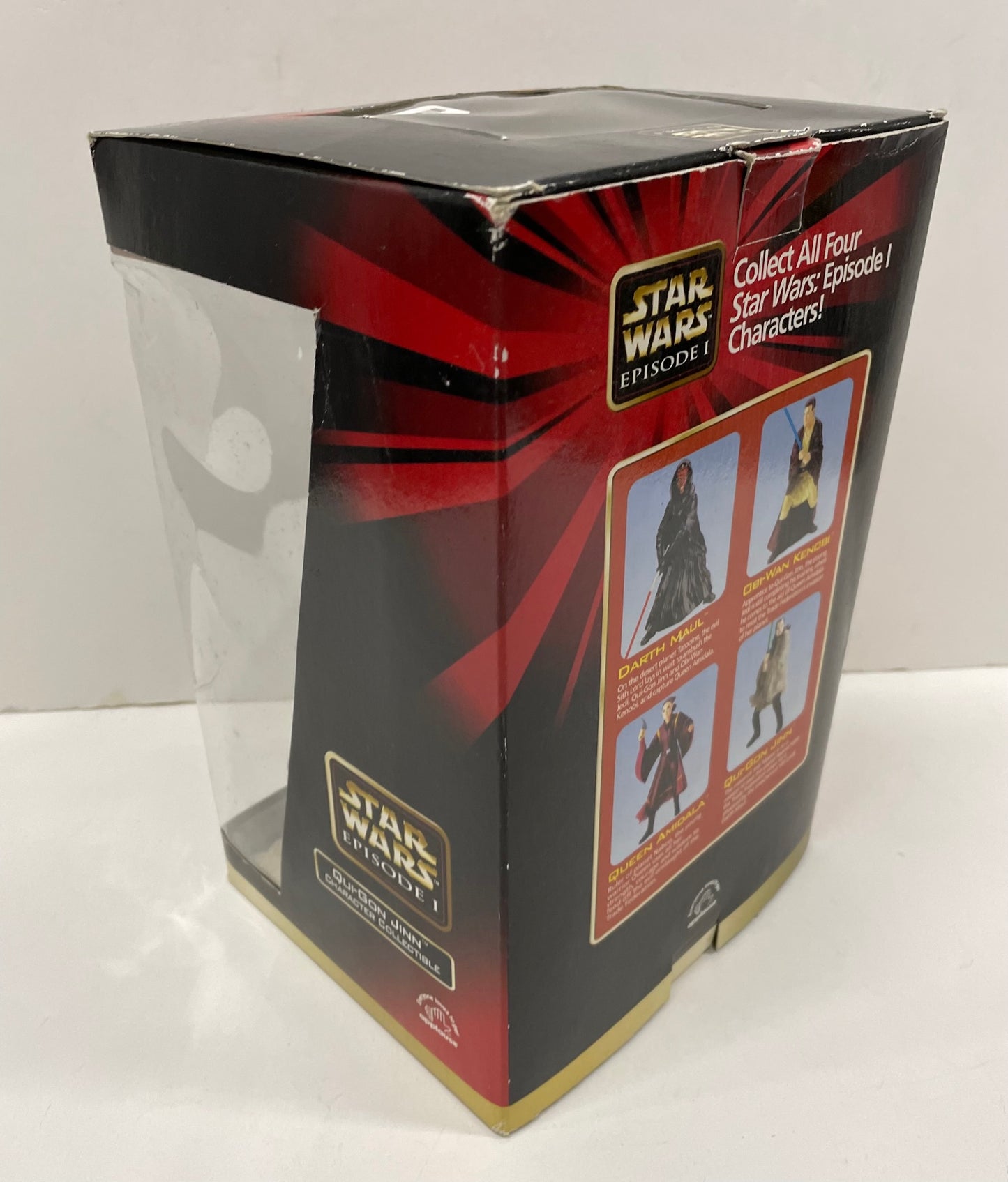 Episode 1 Qui Gon Jinn Character Collectible Figure, Applause 1999