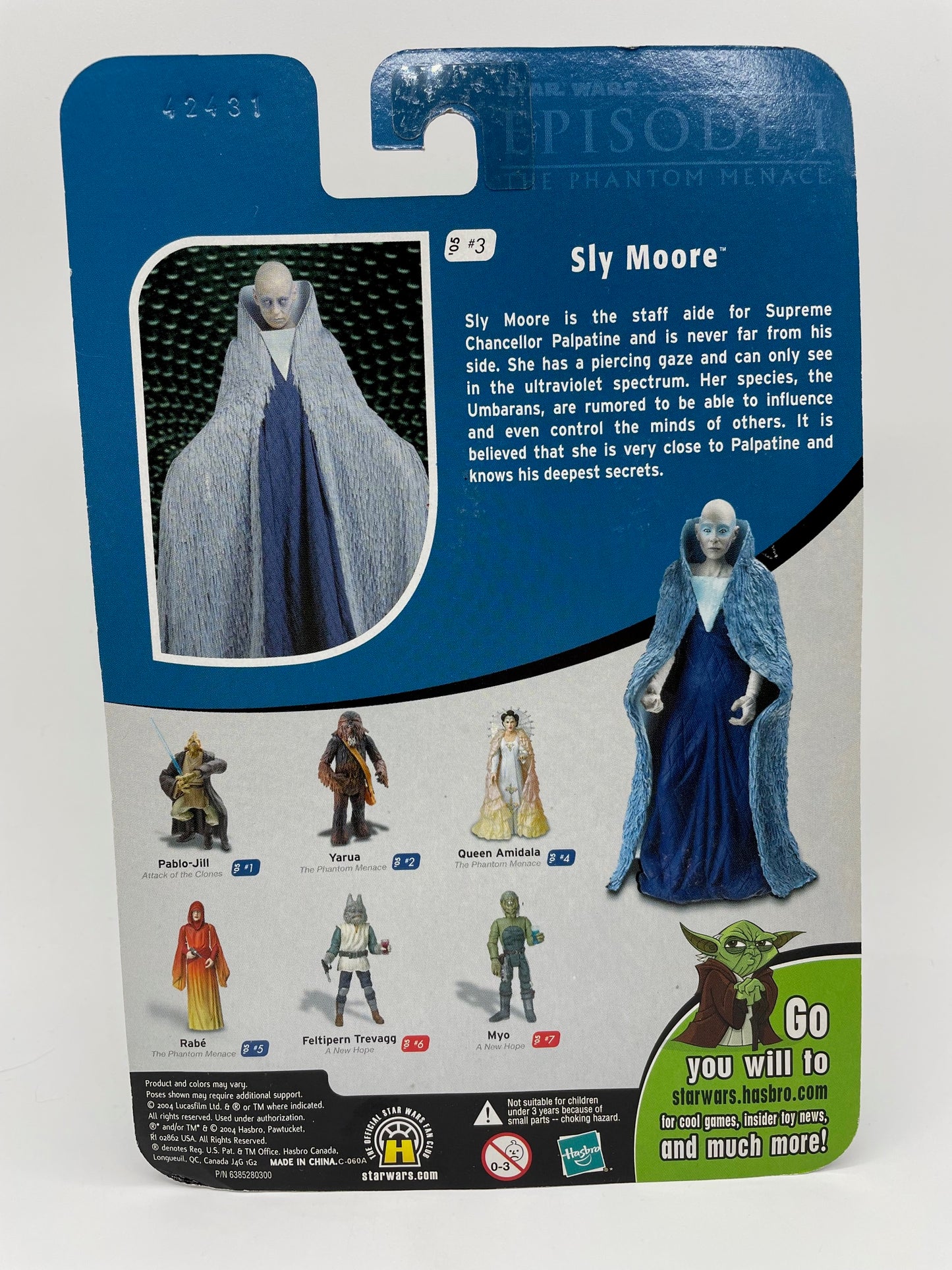 Original Trilogy Collection Sly Moore Figure, Hasbro 2004