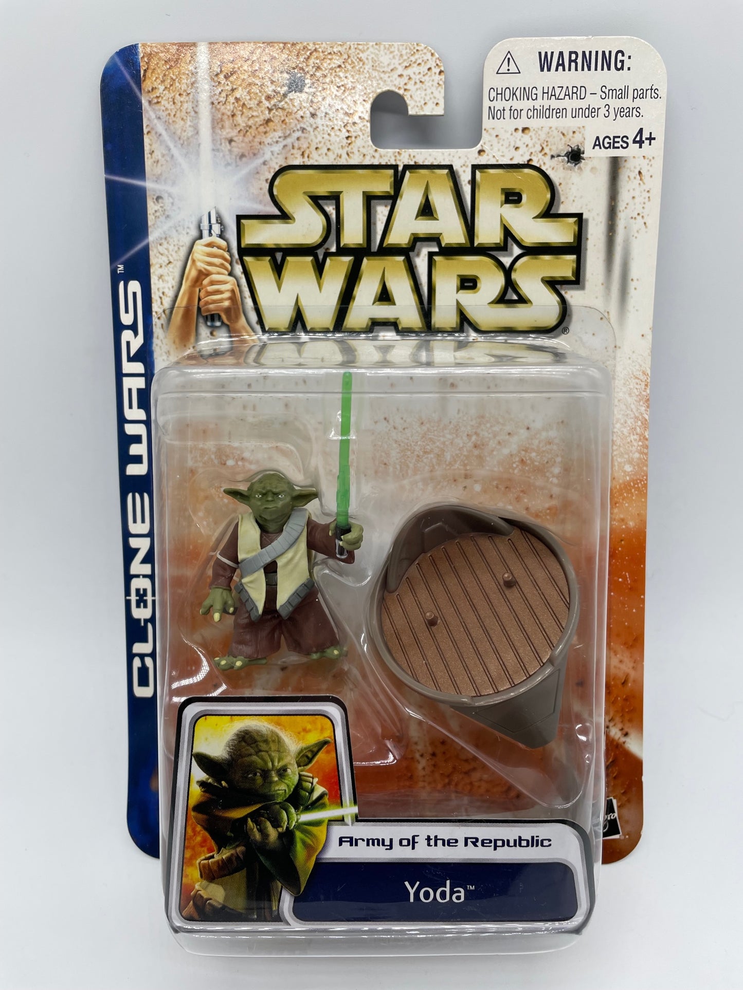 Clone Wars Yoda Action Figure, Hasbro 2003