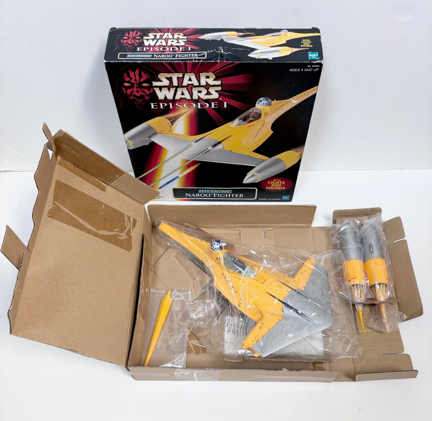 Episode 1 Electronic Naboo N-1 Fighter Vehicle Set, Working 1999