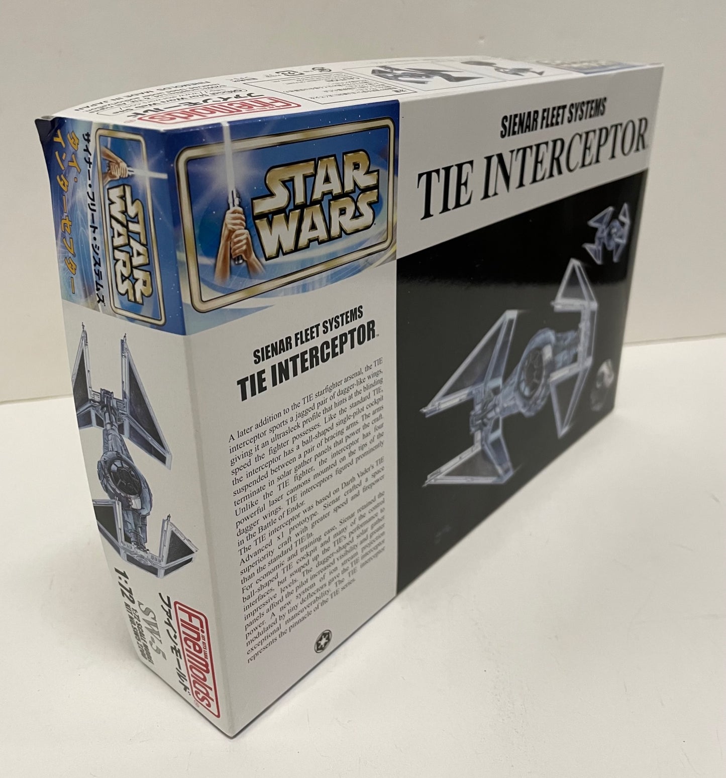 Finemolds Tie Interceptor 1/72 Scale Model Kit Vehicle Sealed Import