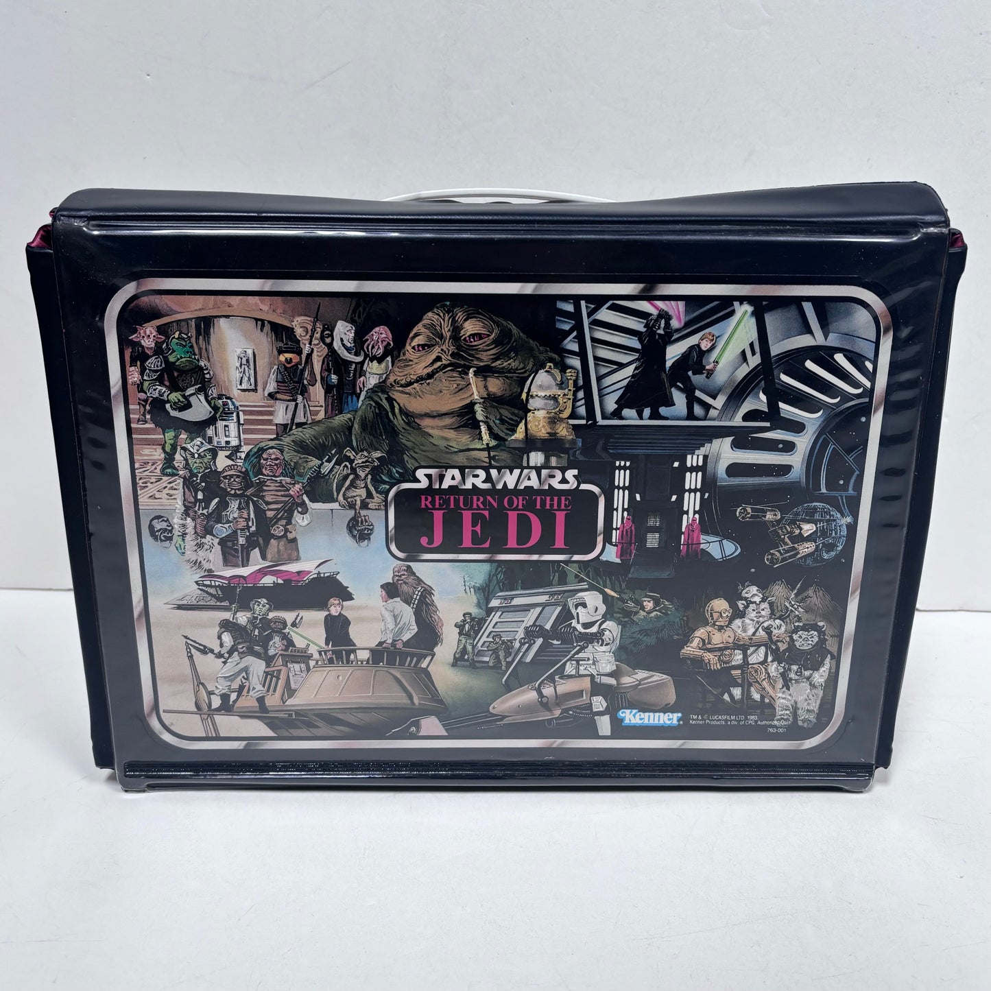 Kenner ROTJ Red Vinyl Carrying Case, Vintage