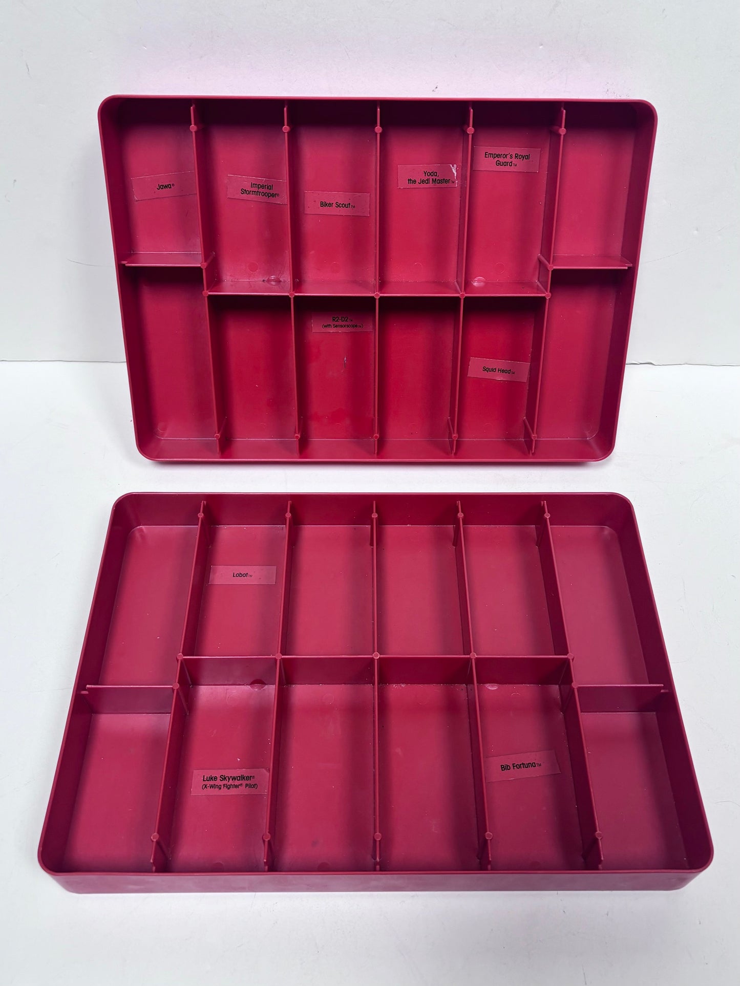 Kenner ROTJ Red Vinyl Carrying Case, Vintage
