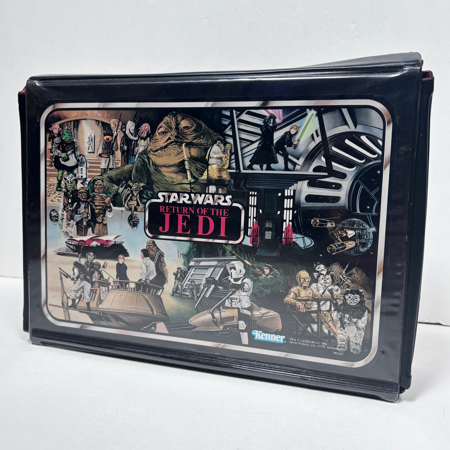 Kenner ROTJ Red Vinyl Carrying Case, Vintage