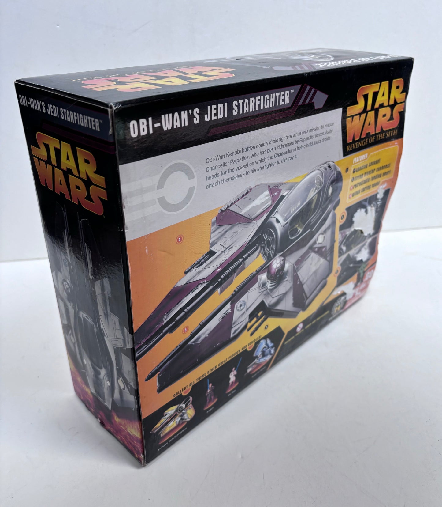 Revenge of the Sith Obi Wan's Jedi Starfighter Vehicle, Hasbro 2005