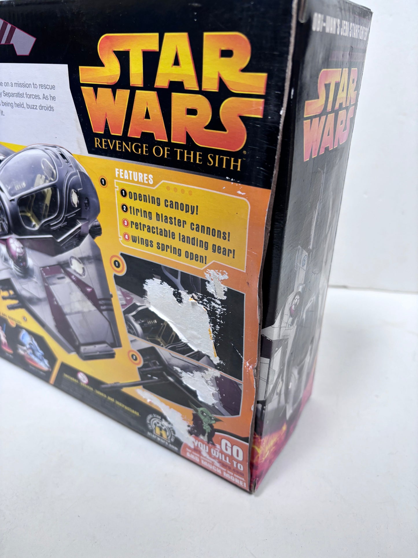 Revenge of the Sith Obi Wan's Jedi Starfighter Vehicle, Hasbro 2005