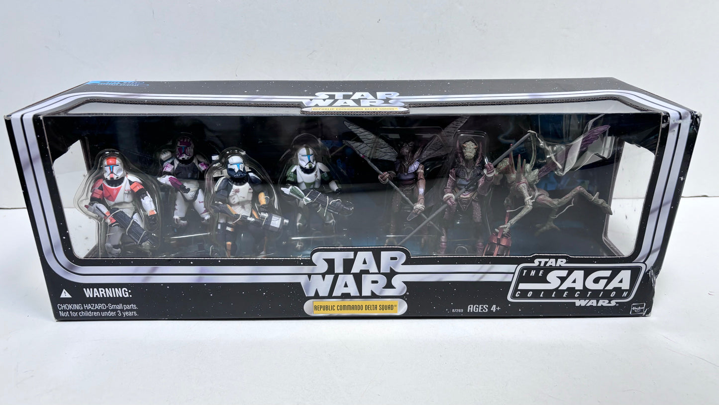 Saga Collection Republic Commando Delta Squad Figures Set, 2006 Hasbro