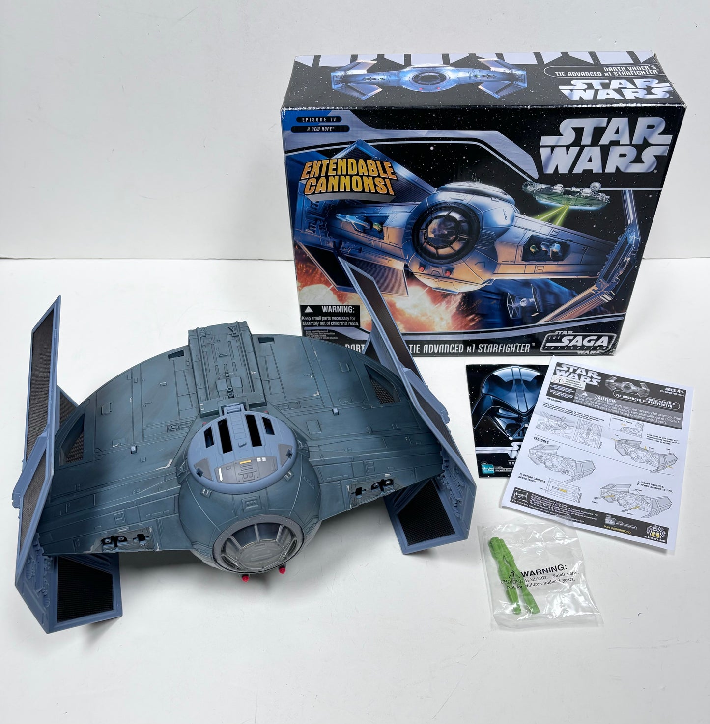 Saga Collection Darth Vader Tie Advanced x1 Starfighter Vehicle, 2006