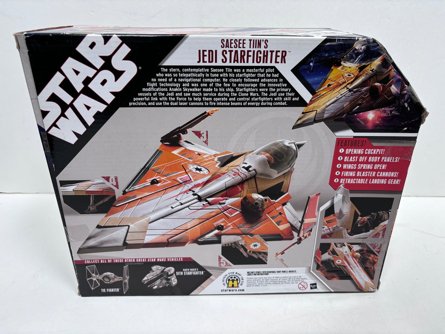 30th Anniversary Saesee Tiin's Jedi Starfighter Vehicle, Hasbro 2007