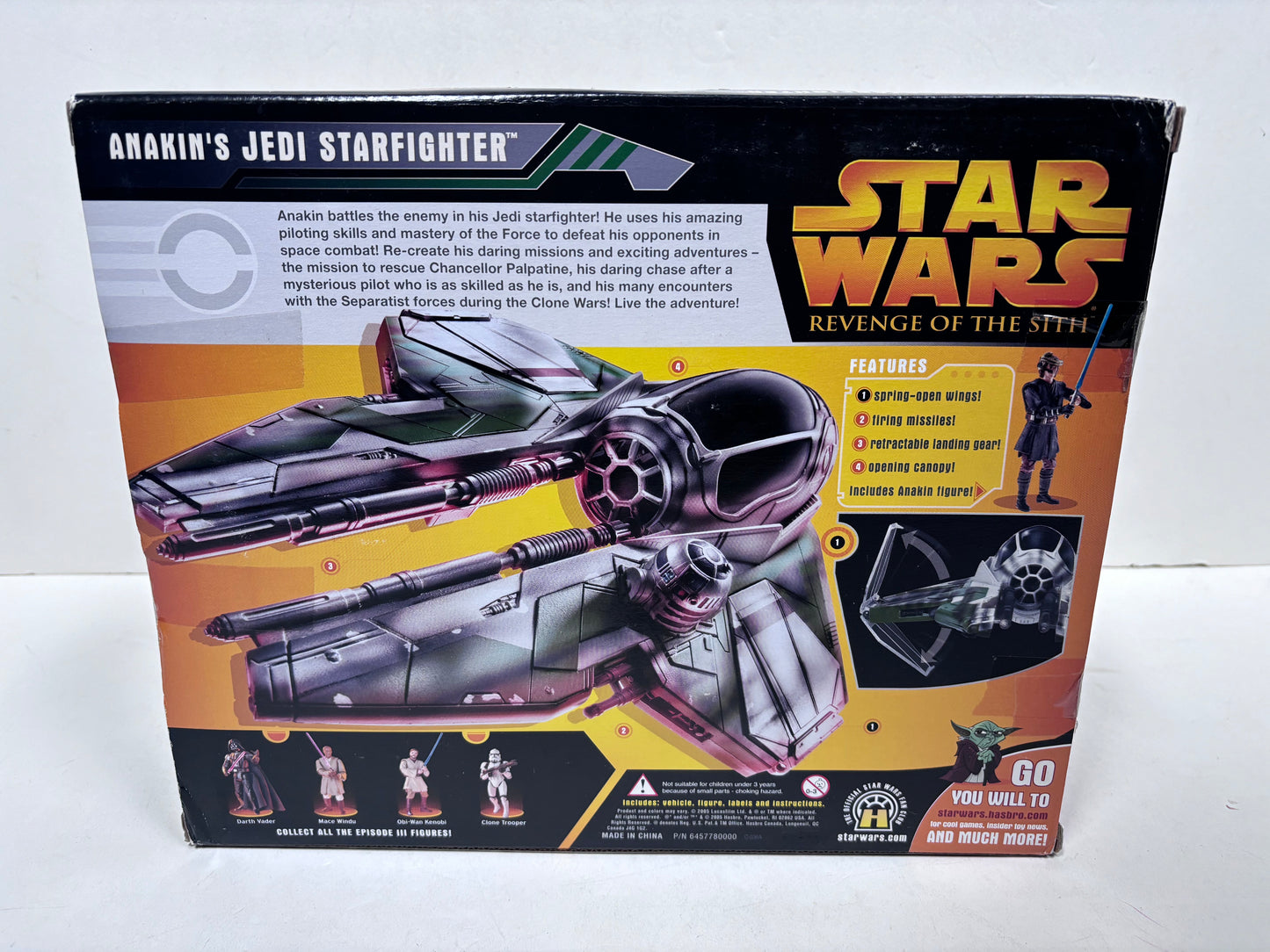 Revenge of the Sith Anakin's Jedi Starfighter Green Vehicle, 2005
