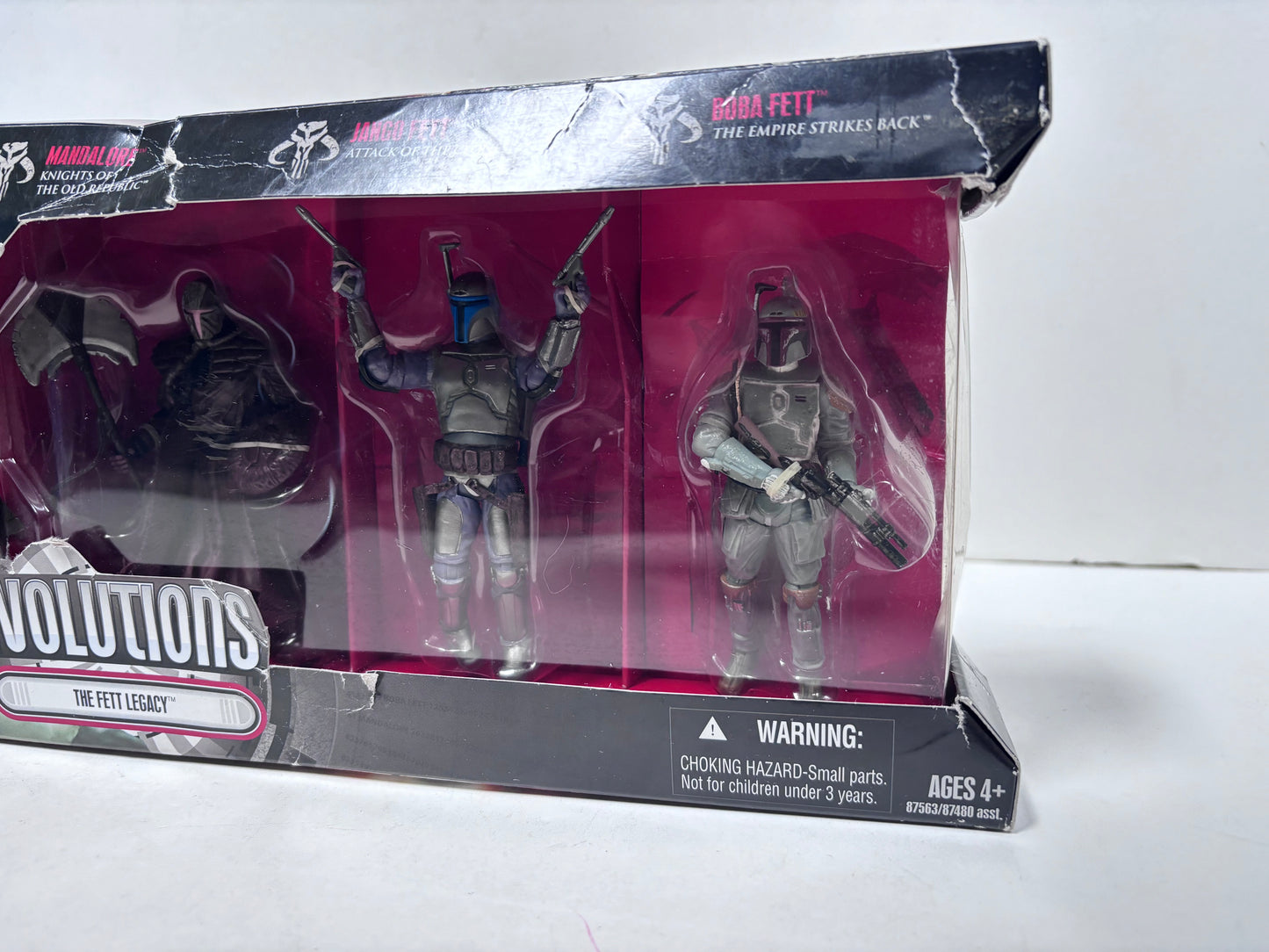 Evolutions The Fett Legacy Action Figure 3 Pack, Hasbro 2008