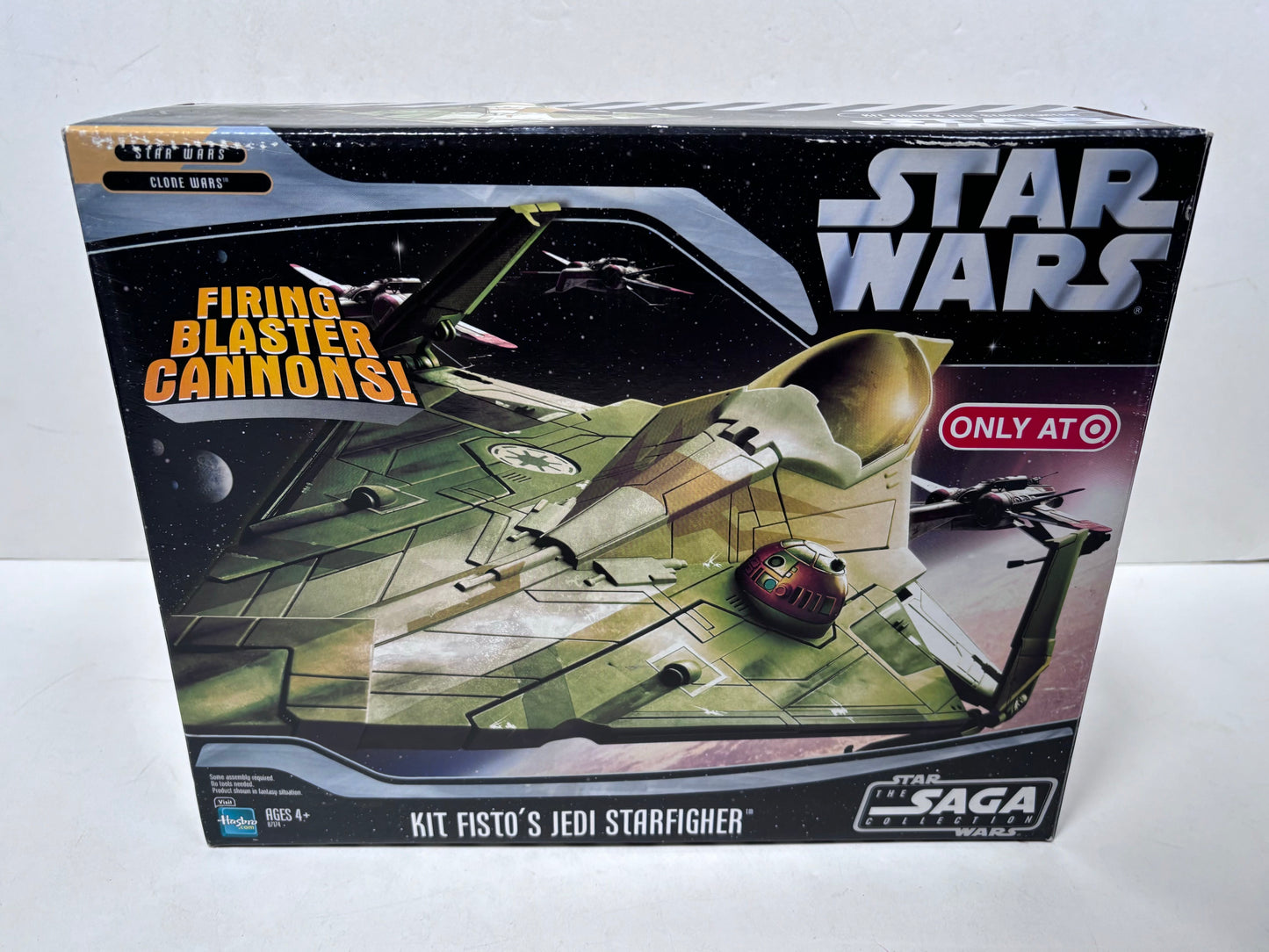 Saga Collection Clone Wars Kit Fisto Jedi Starfighter Vehicle, 2006