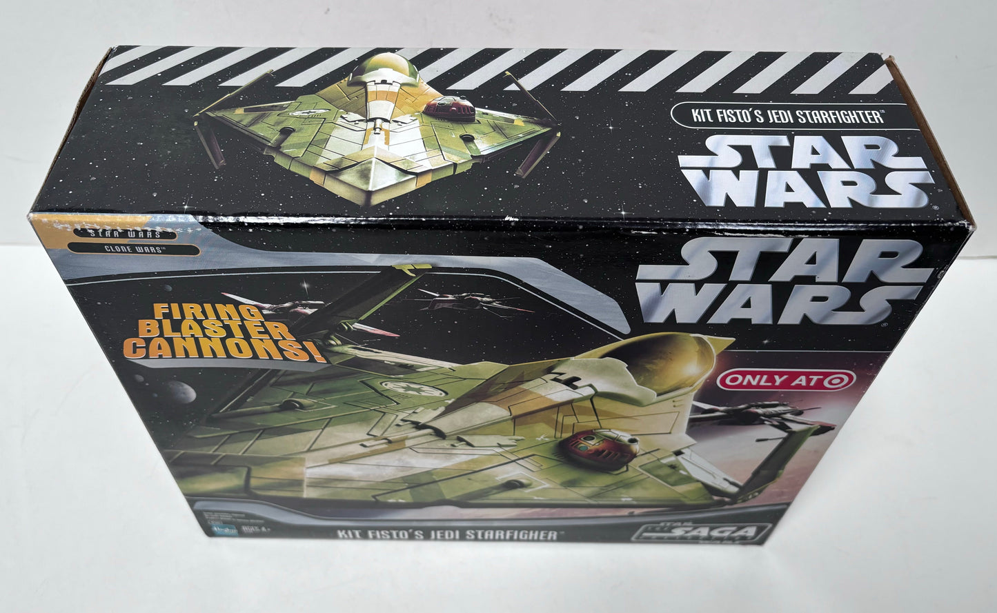 Saga Collection Clone Wars Kit Fisto Jedi Starfighter Vehicle, 2006