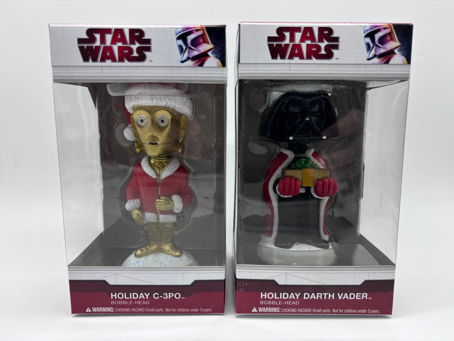 Funko Holiday Bobblehead Figure Lot of 2, Darth Vader C-3PO